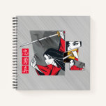 Mulan With Sword Illustrated Panels Notebook