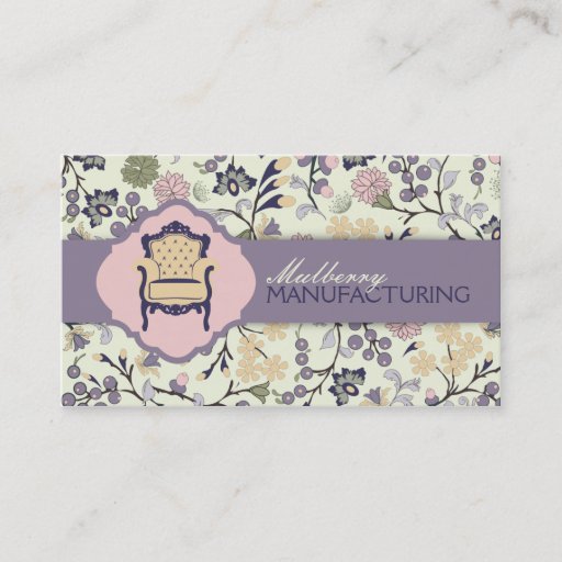 Customizable Mulberry Business Cards