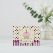 Mulberry Dot Business Card (Standing Front)
