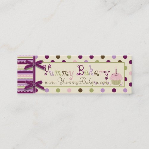 Mulberry Dot Skinny Business Card