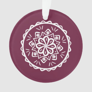 Mulberry Mandala Ornament