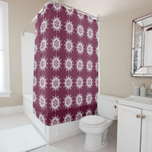 Mulberry Mandala Shower Curtain