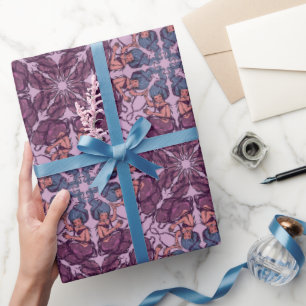 Mulberry Mermaids Wrapping Paper