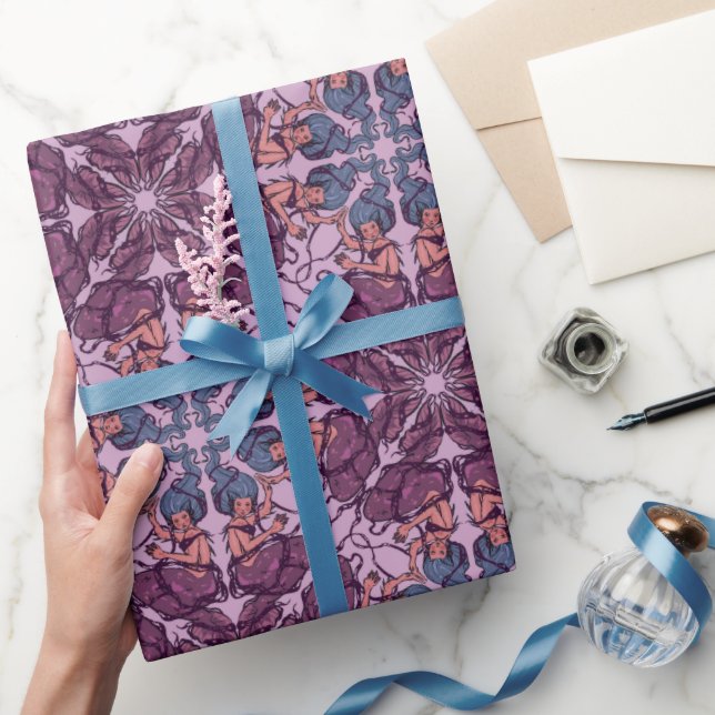 Mulberry Mermaids Wrapping Paper (Gifting)