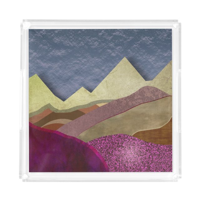 Mulberry Mountains Acrylic Tray (Front)