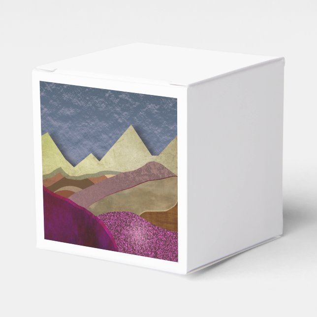Mulberry Mountains Favor Boxes (Front Side)