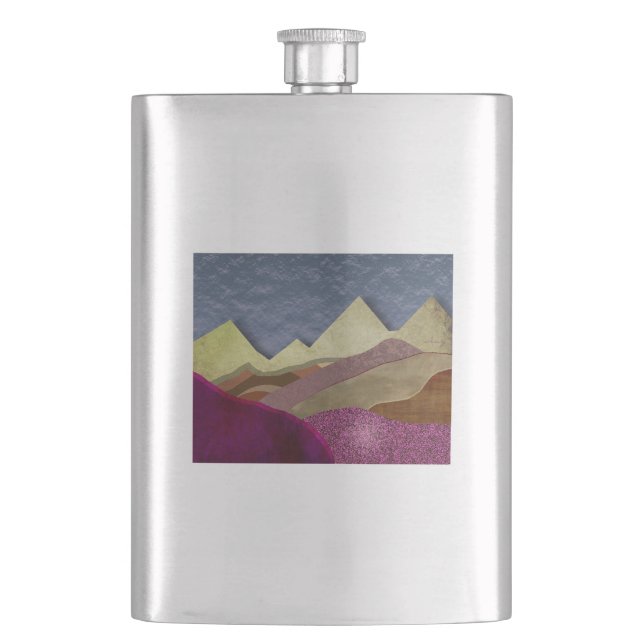 Mulberry Mountains Flask (Front)