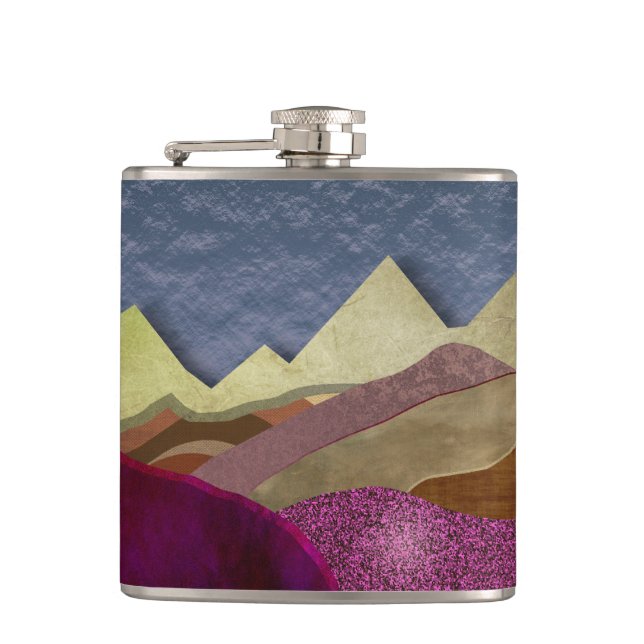 Mulberry Mountains Flask (Front)