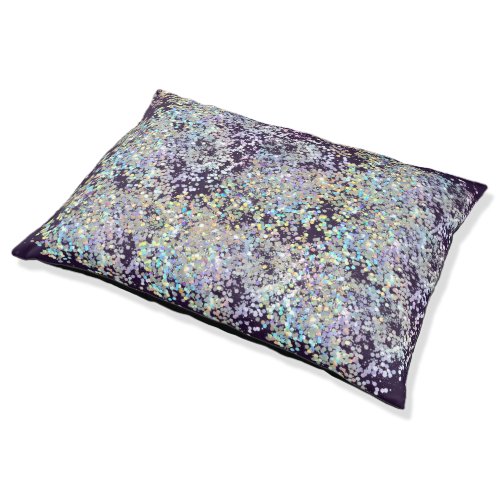 MULBERRY PURPLE PASTEL HOLOGRAPHIC PET BED PILLOW