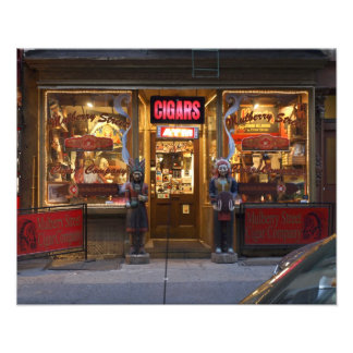 Mulberry Street Cigar Company, Color Photo Print