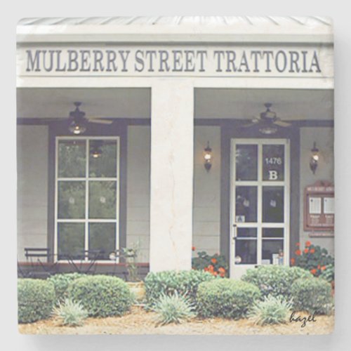Mulberry Street TrattoriaBluffton Marble Coaster