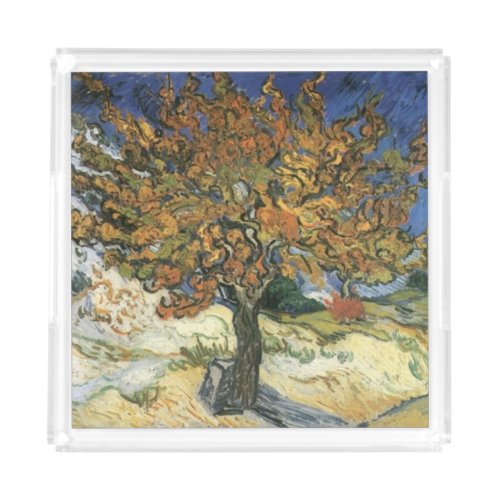 Mulberry Tree by van Gogh Acrylic Tray