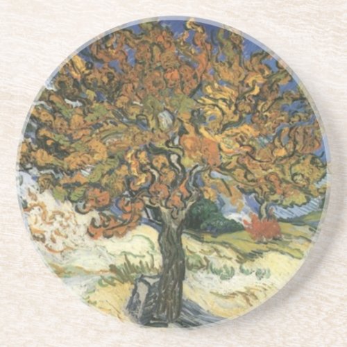 Mulberry Tree by van Gogh Coaster