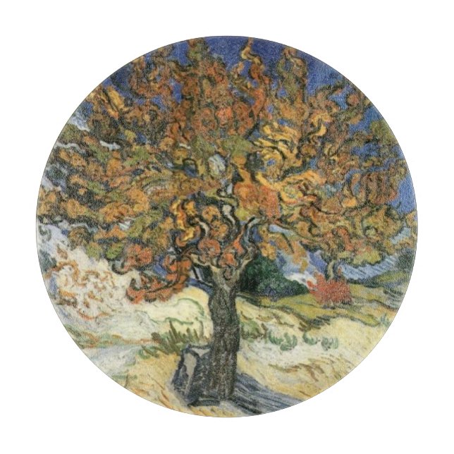 Mulberry Tree by van Gogh Cutting Board (Front)