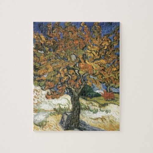 Mulberry Tree by van Gogh Jigsaw Puzzle