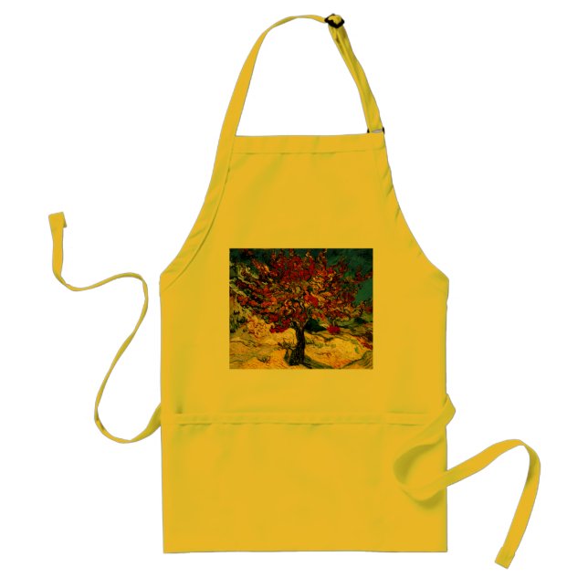 Mulberry Tree Van Gogh Fine Art Adult Apron (Front)