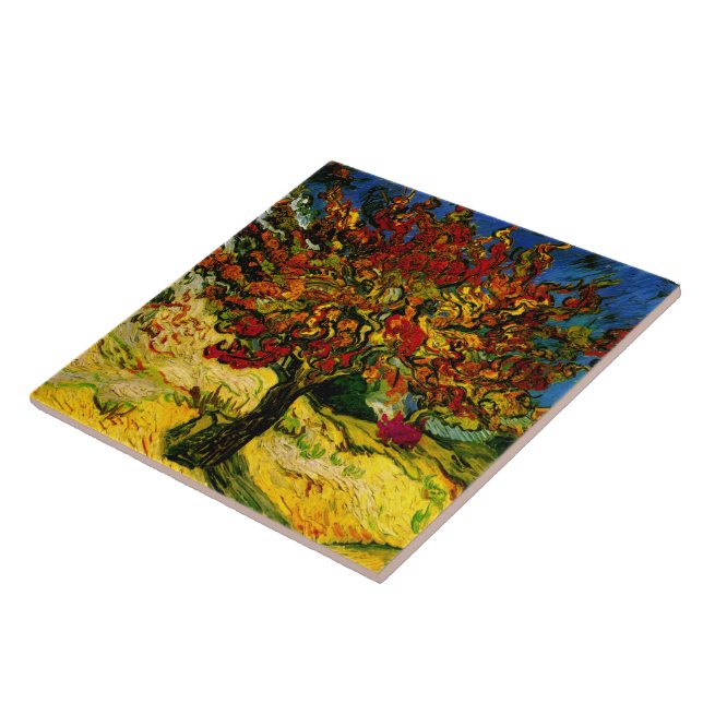 Mulberry Tree Van Gogh Fine Art Ceramic Tile (Side)
