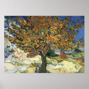 Mulberry Tree van Gogh Post-Impressionist Poster