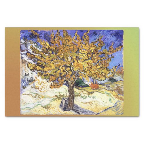 Mulberry Tree Vincent van Gogh  Tissue Paper