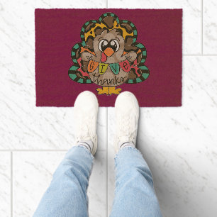 Mulberry turkey doormat fiber doormat