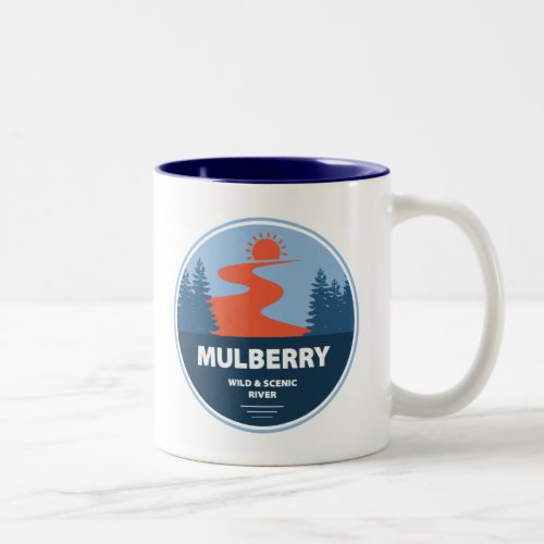 Mulberry Wild And Scenic River Arkansas Two_Tone Coffee Mug