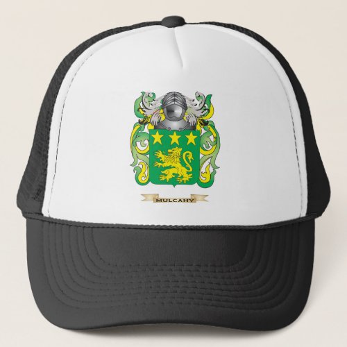 Mulcahy Coat of Arms Family Crest Trucker Hat