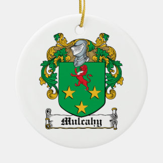 Mulcahy Family Crest Ceramic Ornament