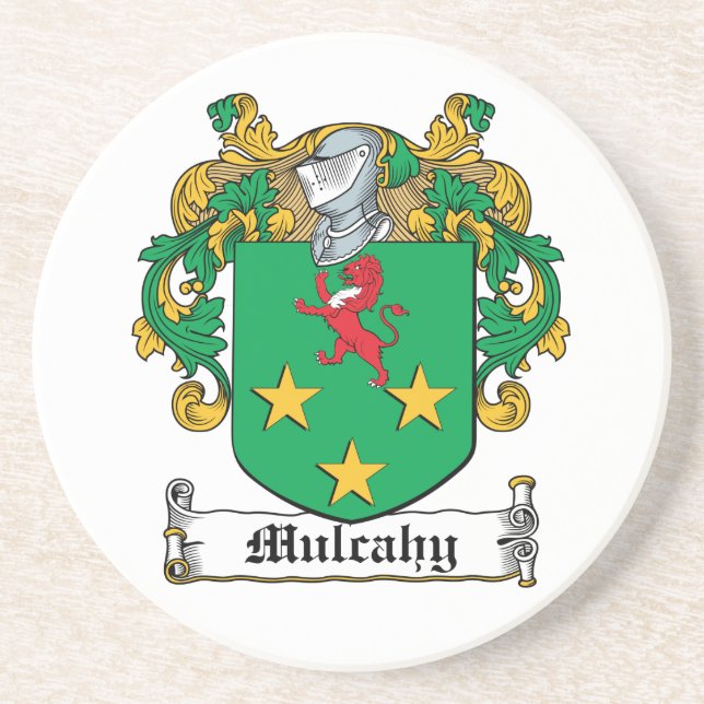 Mulcahy Family Crest Coaster (Front)