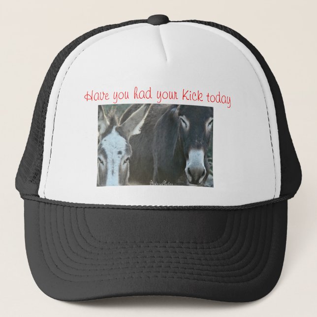 mule cap-customize trucker hat (Front)