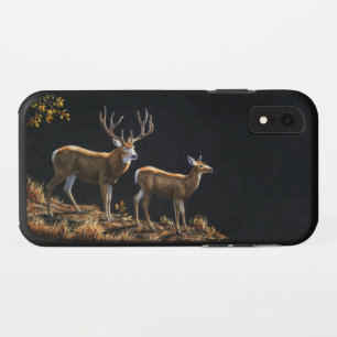 Mule Deer Buck & Doe iPhone XR Case
