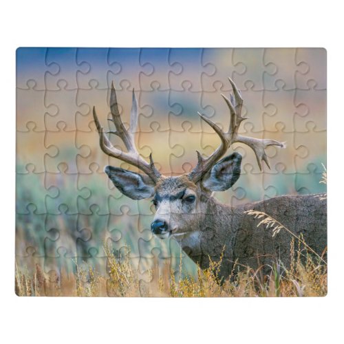 Mule Deer Buck  Grand Teton National Park Wyoming Jigsaw Puzzle