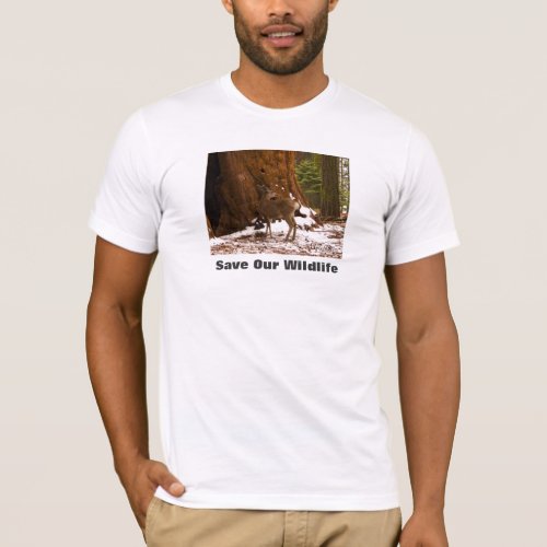 Mule Deer Save Our Wildlife T_Shirt