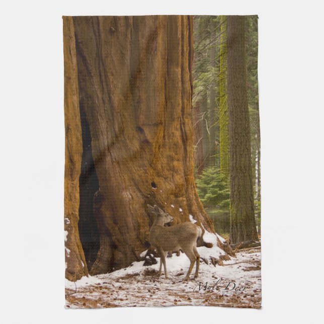 Mule Deer Towel (Vertical)