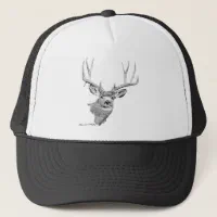 Deer Hunting Hats for Men, Whitetail Buck Dad Hat, Deer Hunter Hat
