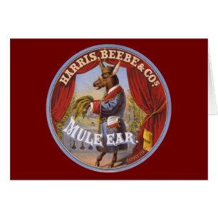 Mule Ear Tobacco Label Cards