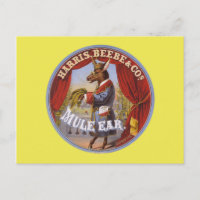 Mule Ear Tobacco Label
