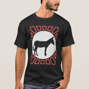 Mule Lover Vintage Retro Style Animal T-Shirt