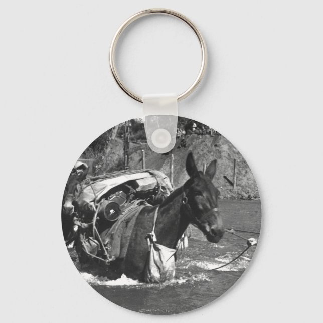 Mule skinners attached to 2nd Bn_War Image Keychain (Front)