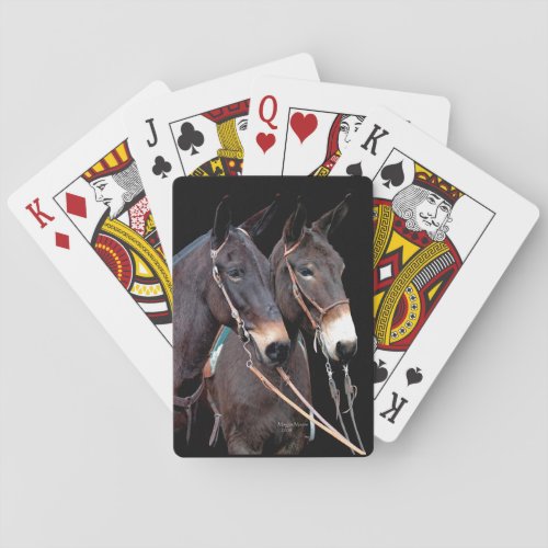 Mule Twosome Poker Cards