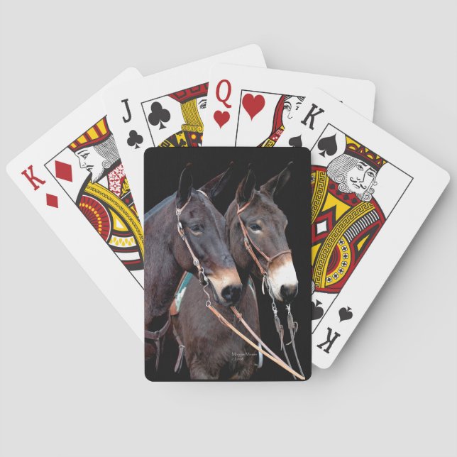Mule Twosome Poker Cards (Back)