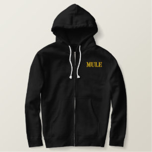 MULES EMBROIDERED HOODIE
