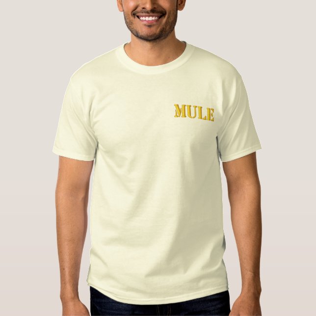 MULES EMBROIDERED T-Shirt (Front)