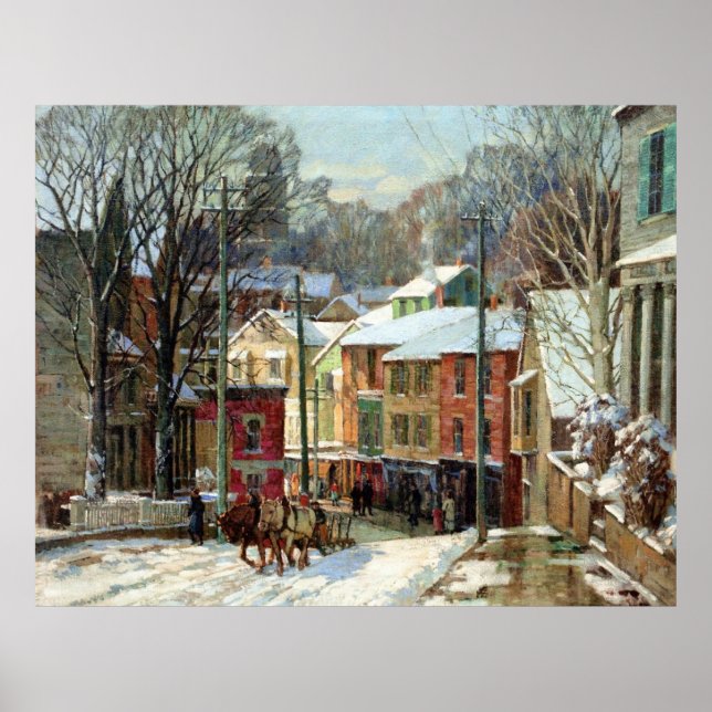 Mulhaupt - Winter in Gloucester Poster (Front)