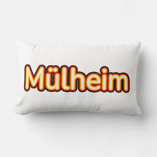Mlheim Deutschland Germany Lumbar Pillow