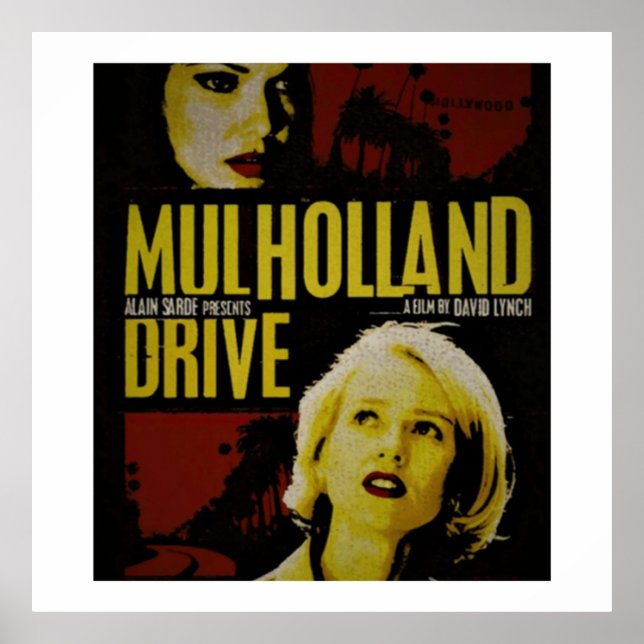 MULHOLLAND DRIVE DAVID LYNCH POSTER (Front)