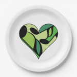 Mulitcolored Music Note Heart Pattern