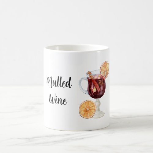 Mulled Wine Orange Slices Cinnamon Stick Coffee Mug
