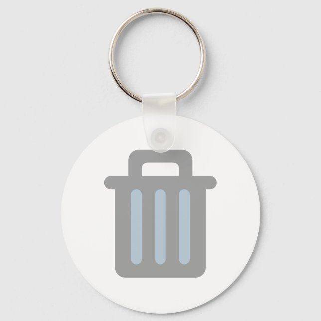Mülleimer trash bin keychain (Front)