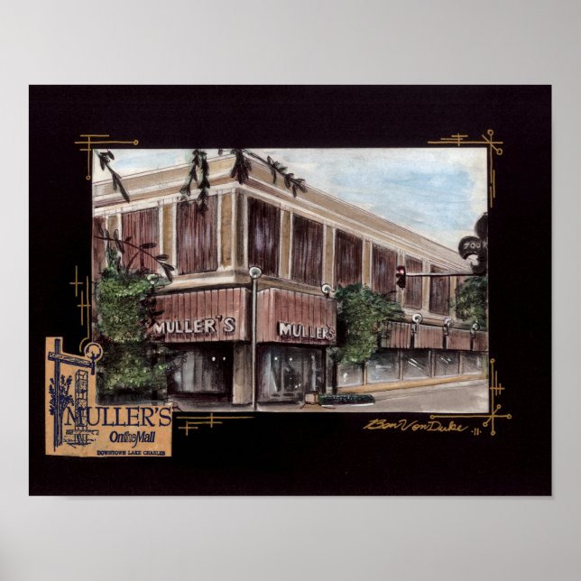 Muller department store poster (Front)