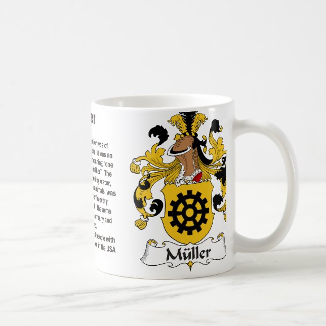 Muller Family Crest mug (Right)